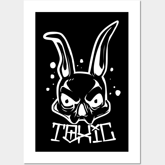 Toxic Bunny Wall Art by Rockadeadly